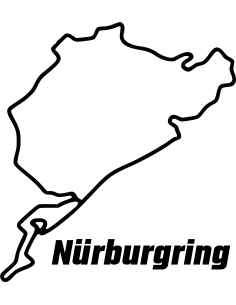 Nürburgring Autoaufkleber 259