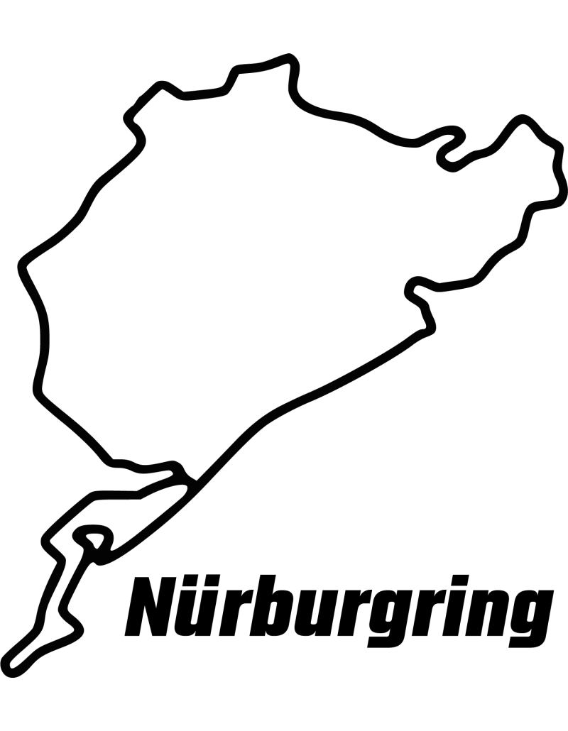Nürburgring Autoaufkleber 259