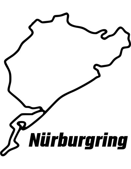 Nürburgring Autoaufkleber 259