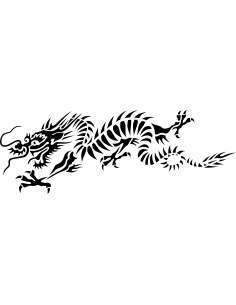 Stürmischer Drache Autoaufkleber 18