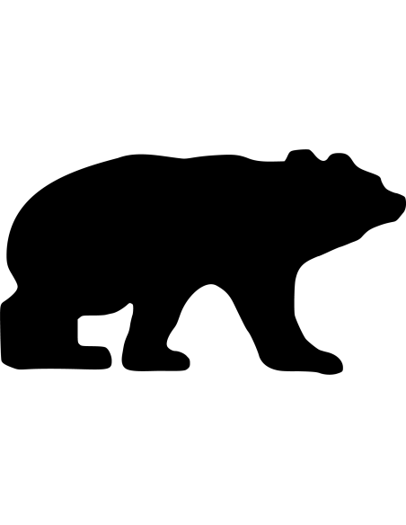 Bär Autoaufkleber 64