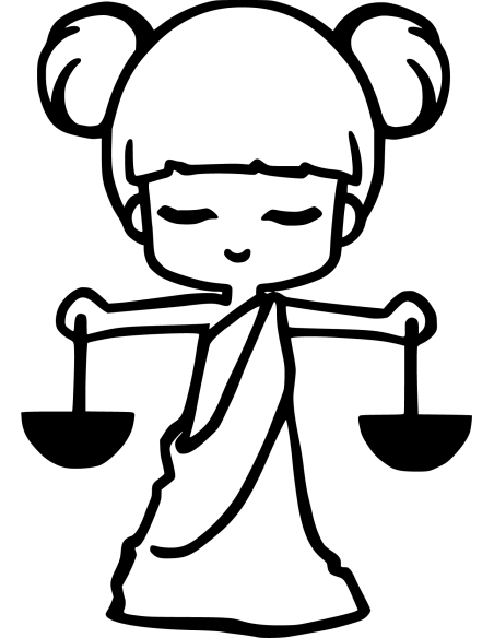 Waage Sternzeichen Autoaufkleber 90