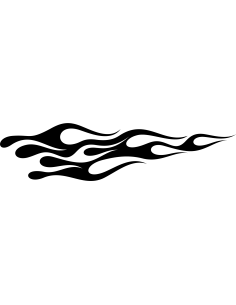 Inverted Flame Autoaufkleber 101