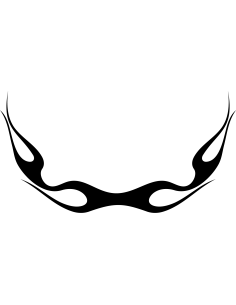 Tribal Flame Autoaufkleber 102