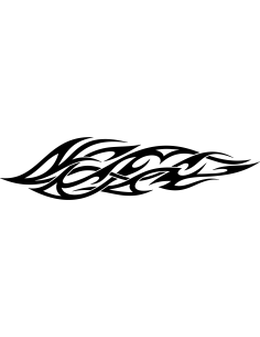 Twisted Flame Autoaufkleber 111