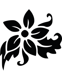 Tribal Blume Autoaufkleber 117