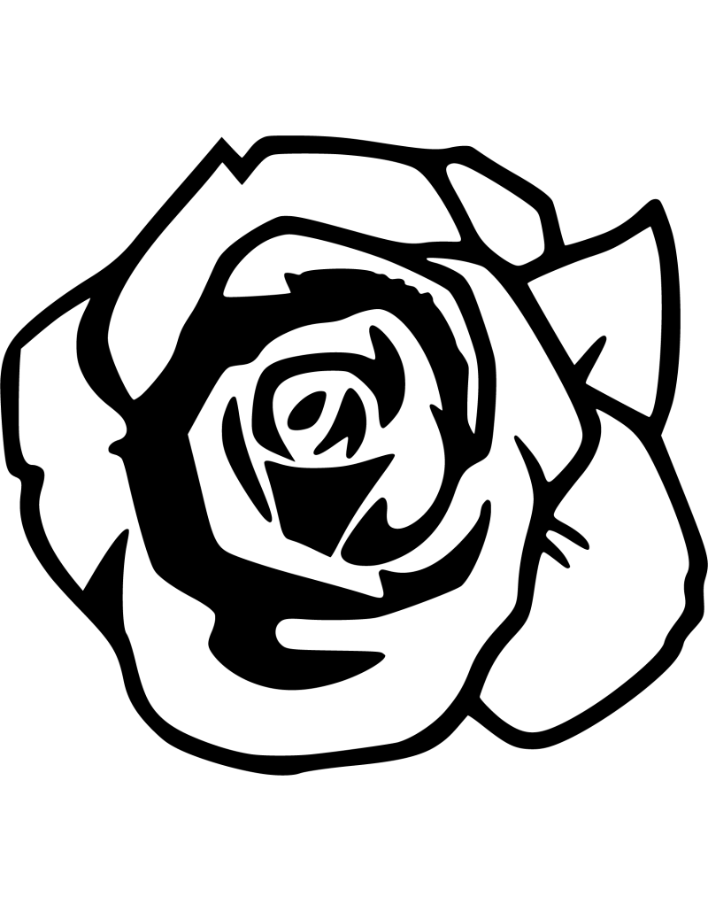 Rosenblüte Autoaufkleber 119
