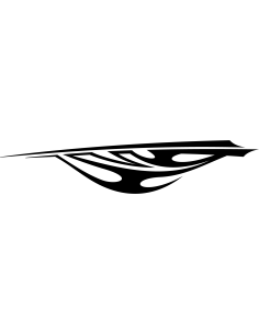 Speed Flame Autoaufkleber 122