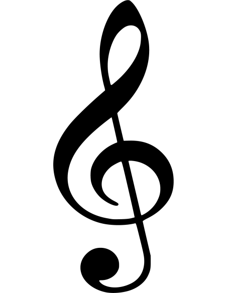 Notenschlüssel Autoaufkleber 165