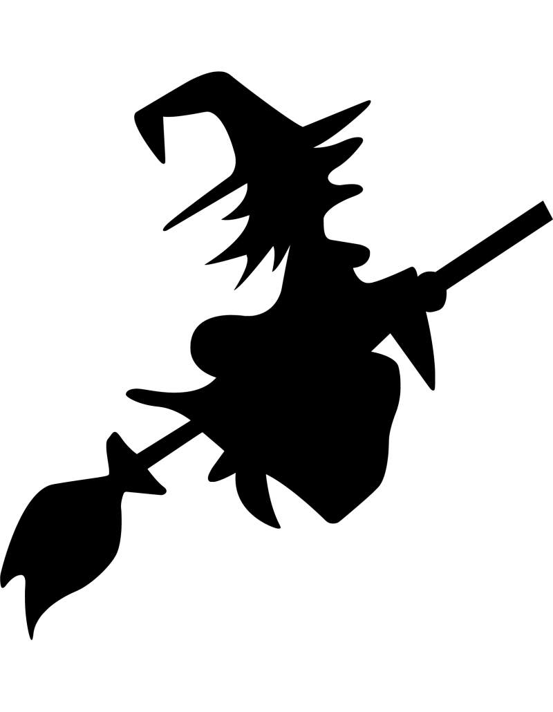 Fliegende Hexe Autoaufkleber 205