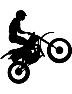 Motocross Autoaufkleber 209