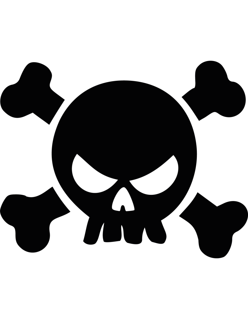 Totenkopf Autoaufkleber 223