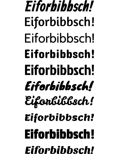 Eiforbibbsch Autoaufkleber 227