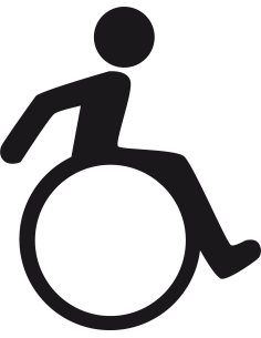 Handicap Sticker Rollstuhl Autoaufkleber 230