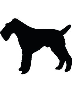 Drahthaar-Foxterrier Hund Autoaufkleber 241