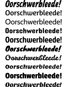 Oorschwerbleede Autoaufkleber 260