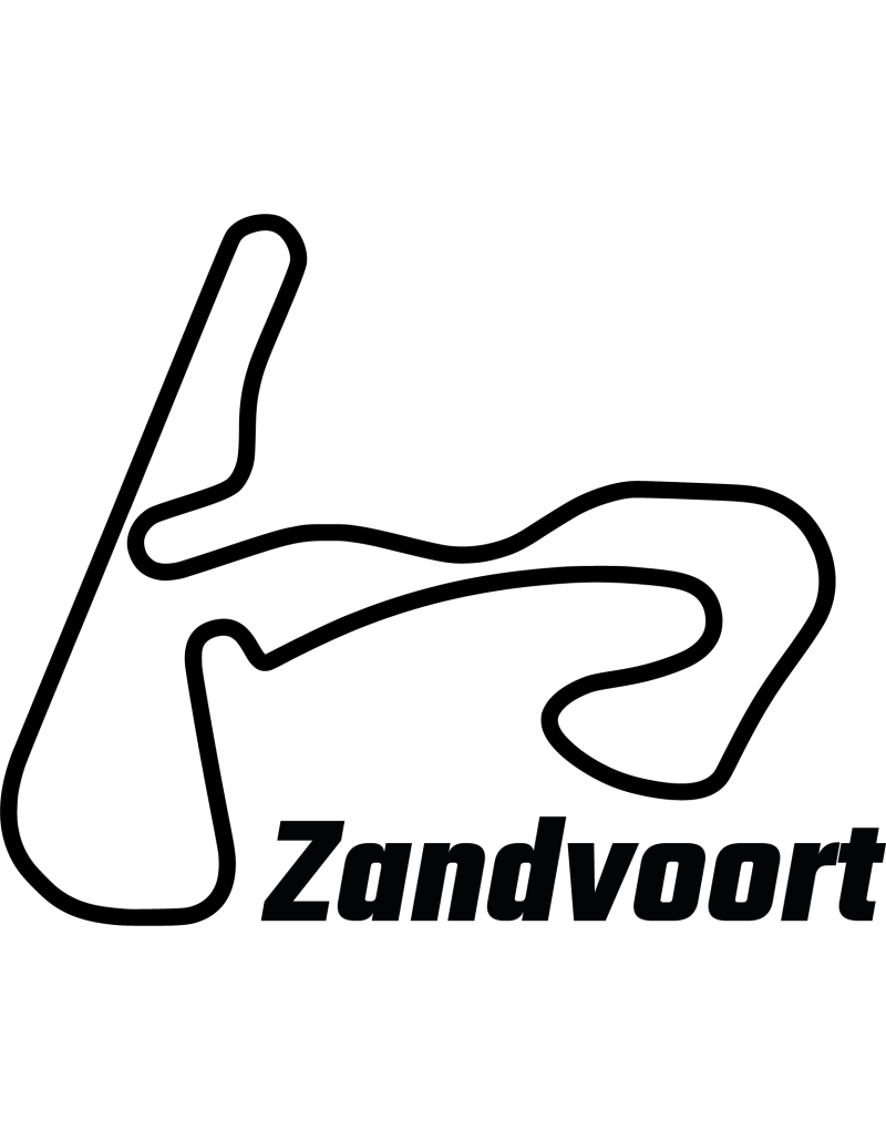 Zandvoort Circuit Rennstrecke Autoaufkleber 308