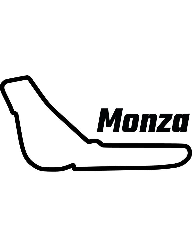 Autodromo Nazionale di Monza Rennstrecke Autoaufkleber 312