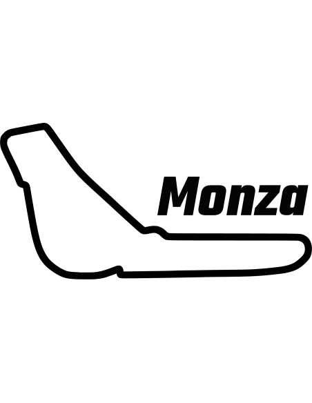 Autodromo Nazionale di Monza Rennstrecke Autoaufkleber 312