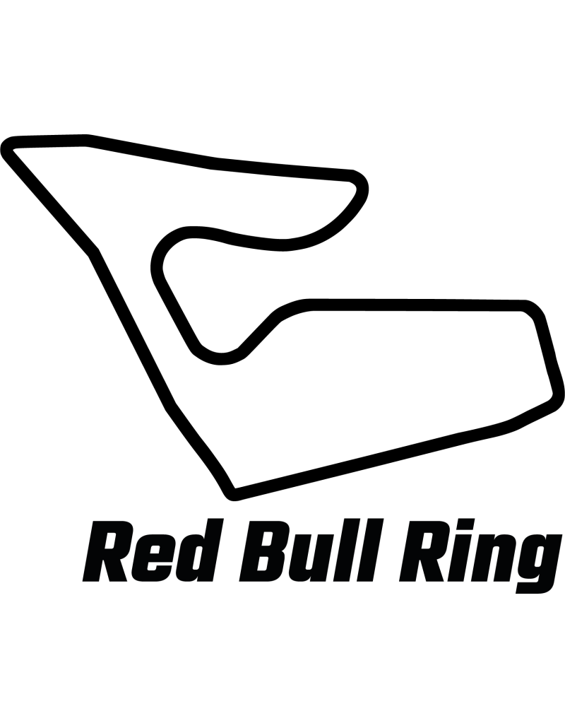 Red Bull Ring Rennstrecke Autoaufkleber 313