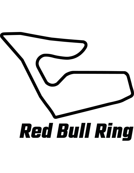Red Bull Ring Rennstrecke Autoaufkleber 313