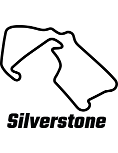 Silverstone Circuit Rennstrecke Autoaufkleber 315