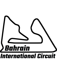 Bahrain International Circuit Rennstrecke Autoaufkleber 316