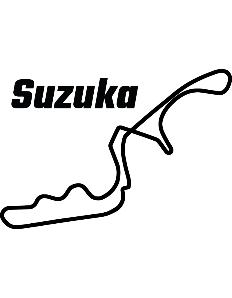Suzuka International Racing Course Rennstrecke Autoaufkleber 319