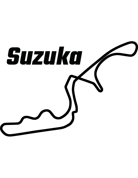 Suzuka International Racing Course Rennstrecke Autoaufkleber 319