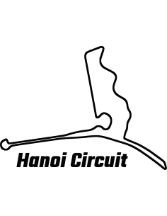 Hanoi Street Circuit Rennstrecke Autoaufkleber 323