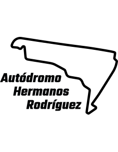 Autódromo Hermanos Rodríguez  Rennstrecke Autoaufkleber 324
