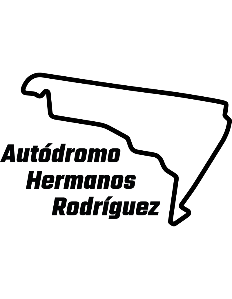 Autódromo Hermanos Rodríguez  Rennstrecke Autoaufkleber 324