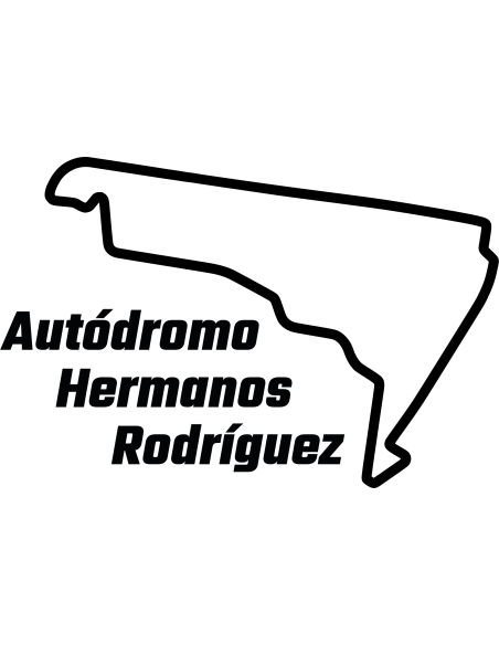 Autódromo Hermanos Rodríguez  Rennstrecke Autoaufkleber 324