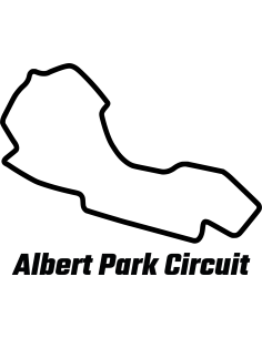 Albert Park Circuit Rennstrecke Autoaufkleber 328