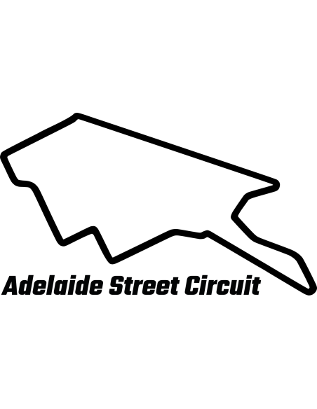Adelaide Street Circuit Rennstrecke Autoaufkleber 331