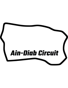 Ain-Diab Circuit Rennstrecke Autoaufkleber 332