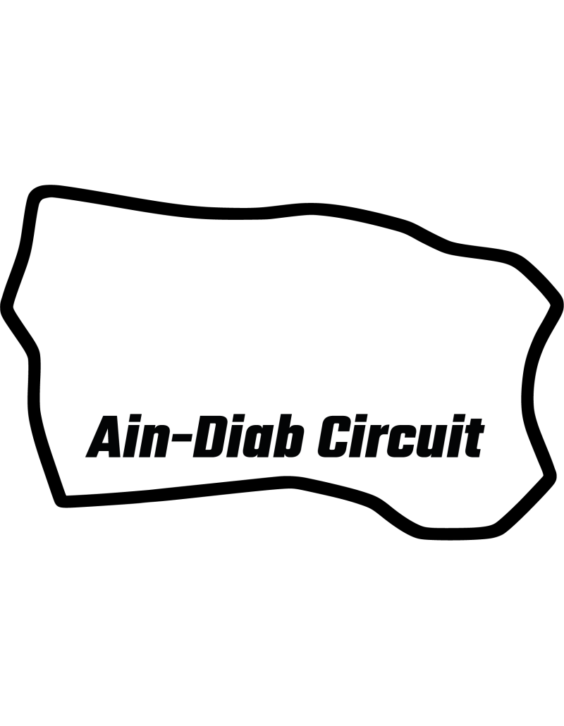 Ain-Diab Circuit Rennstrecke Autoaufkleber 332