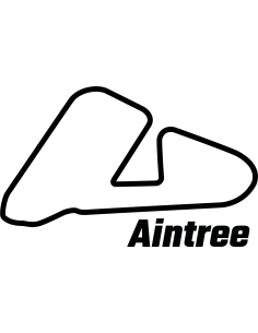 Aintree Circuit Rennstrecke Autoaufkleber 333