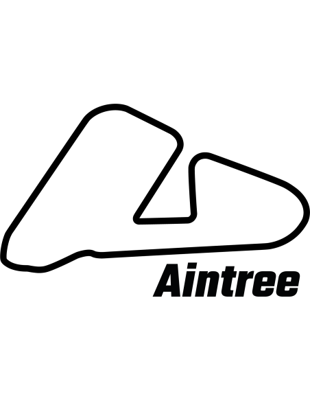 Aintree Circuit Rennstrecke Autoaufkleber 333