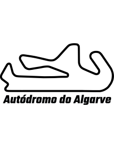 Autodrómo Internacional do Algarve Rennstrecke Autoaufkleber 344