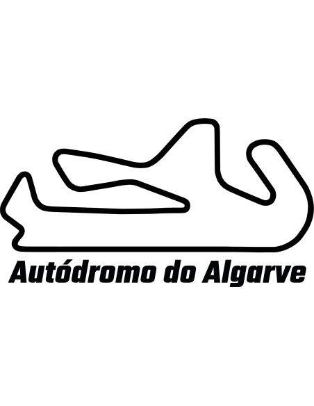 Autodrómo Internacional do Algarve Rennstrecke Autoaufkleber 344