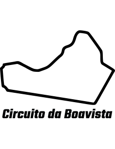 Circuito da Boavista Rennstrecke Autoaufkleber 347