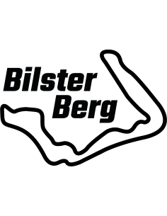 Bilster Berg Rennstrecke Autoaufkleber 397