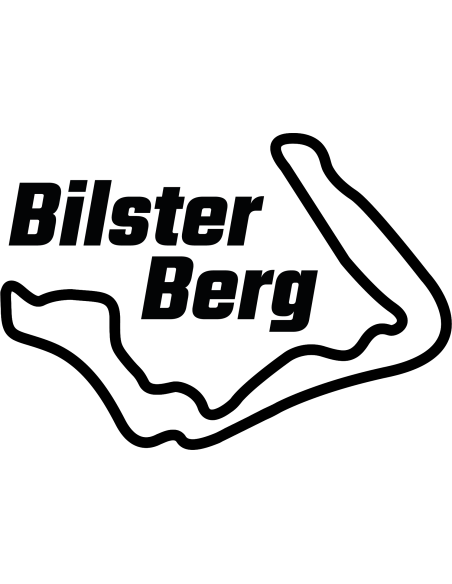 Bilster Berg Rennstrecke Autoaufkleber 397