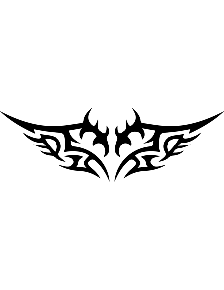 Arschgeweih Sharp Diamond Autoaufkleber 405