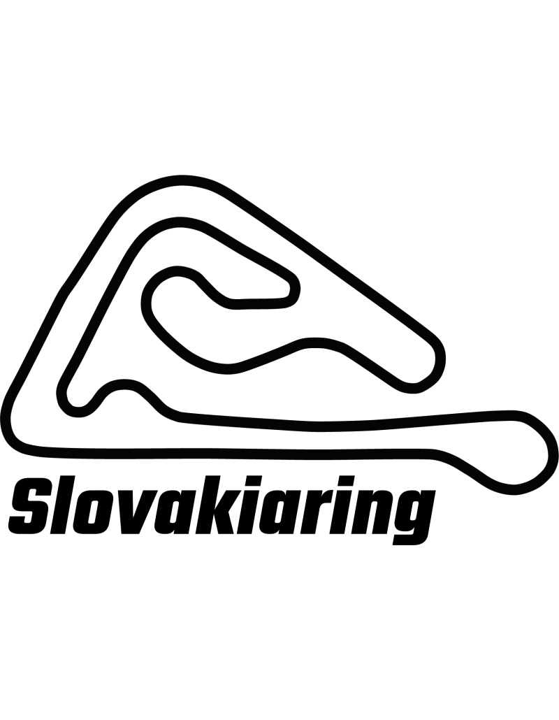 Slovakiaring Rennstrecken Autoaufkleber 415