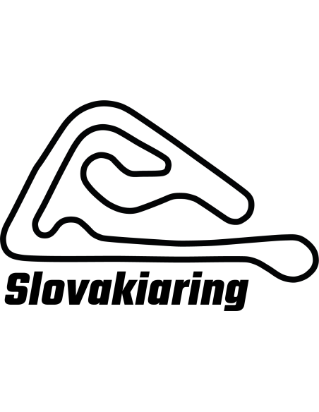 Slovakiaring Rennstrecken Autoaufkleber 415