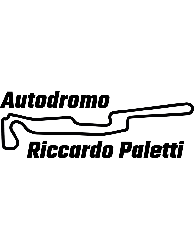 Autodromo Riccardo Paletti Rennstrecke Autoaufkleber 416