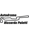 Autodromo Riccardo Paletti Rennstrecke Autoaufkleber 416