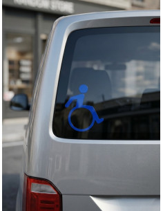 Handicap Sticker Rollstuhl Autoaufkleber 230 2